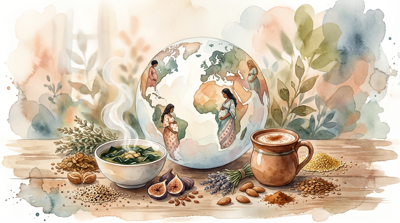 Pregnancy Nutrition Across Cultures: From Korean Miyeokguk to Mexican Atole