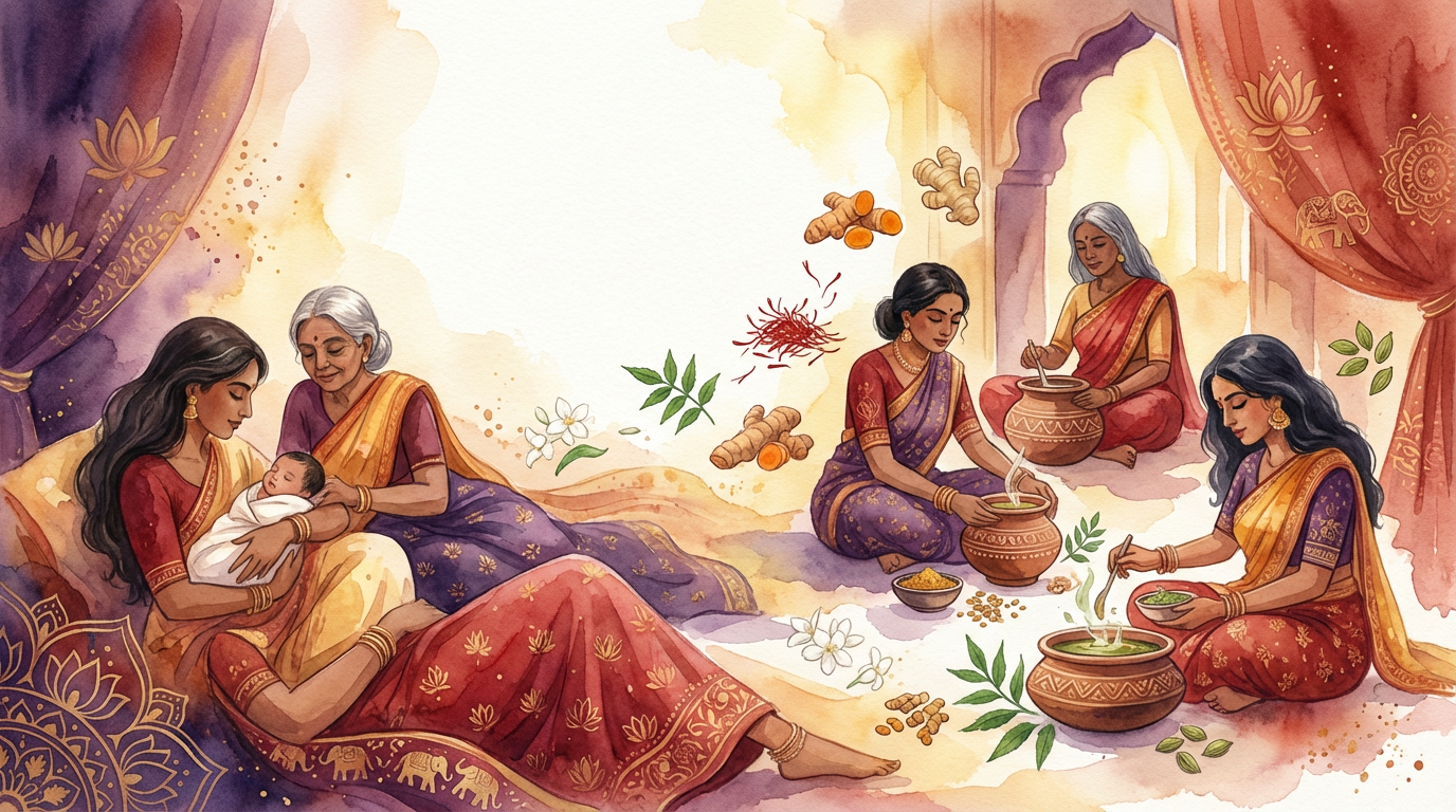 South Asian Postpartum Traditions: The 40-Day Rest Period