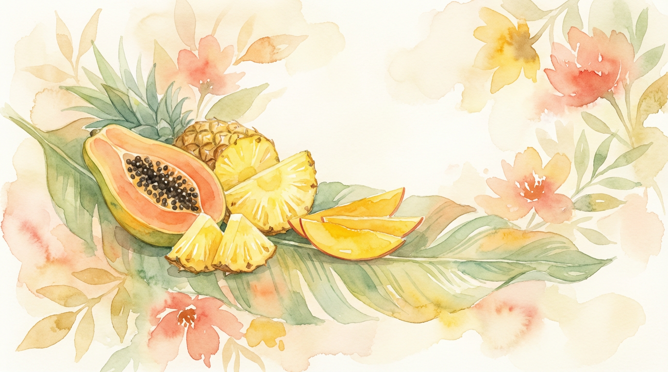 Tropical Fruits for Fertility: Papaya, Pineapple, Mango & the Bromelain Effect