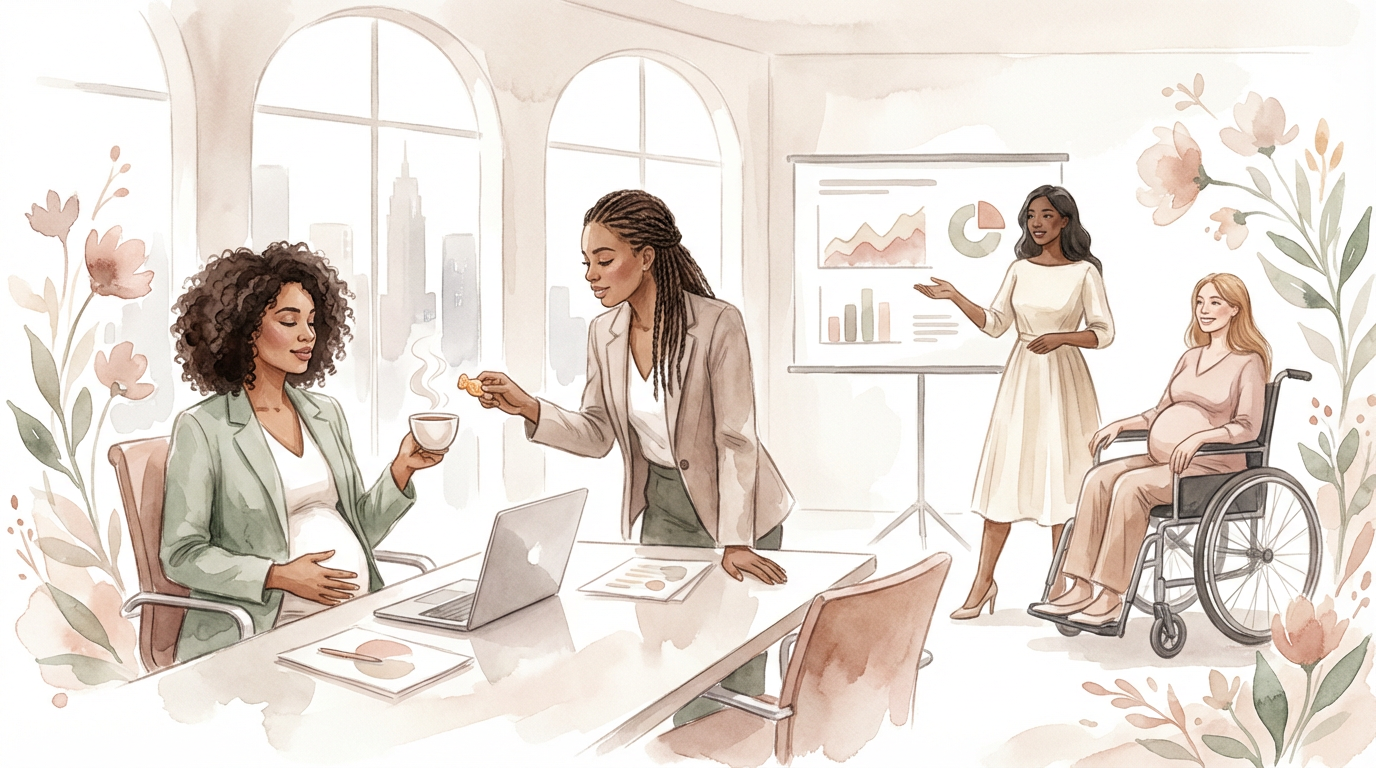 Work Meetings & Morning Sickness: Corporate Pregnancy Survival Guide